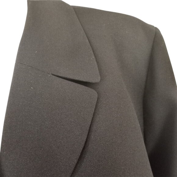 Kasper Black Button Up Long Sleeve Suit Jacket Blazer Career Business - Picture 2 of 8